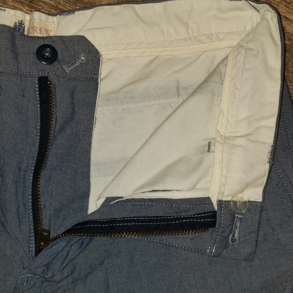 Blue J. Crew Shorts Sz 32 B18 - Picture 3 of 4
